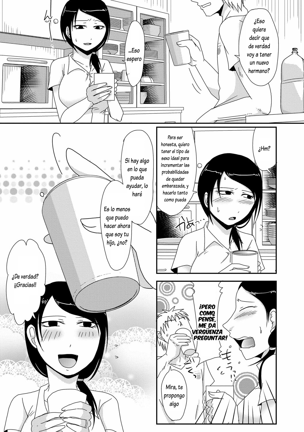 Gibo no Shinkatsu Otetsudai | Helping with Stepmother's Impregnation Life page 5 full