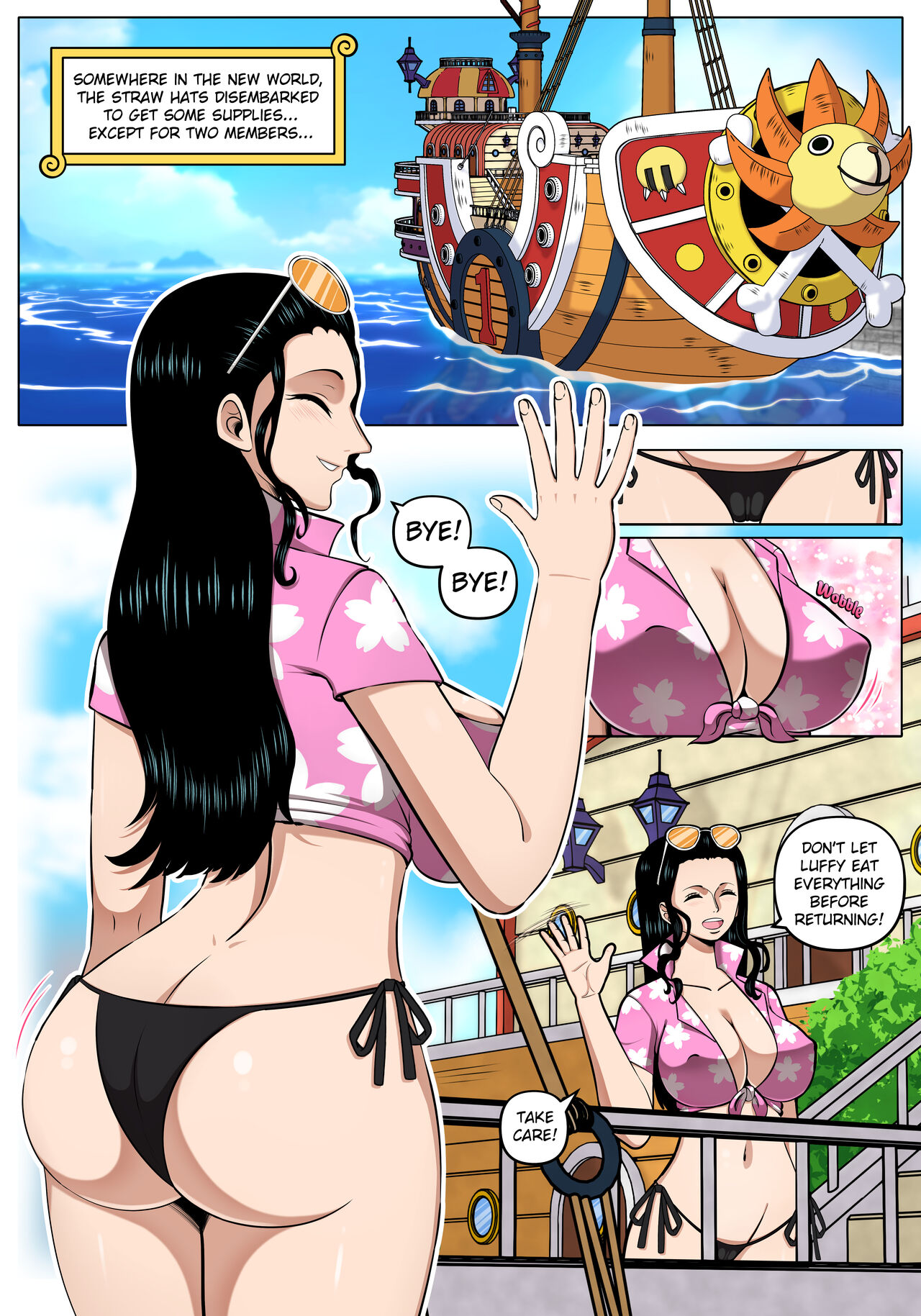 Robin x Zoro page 1 full