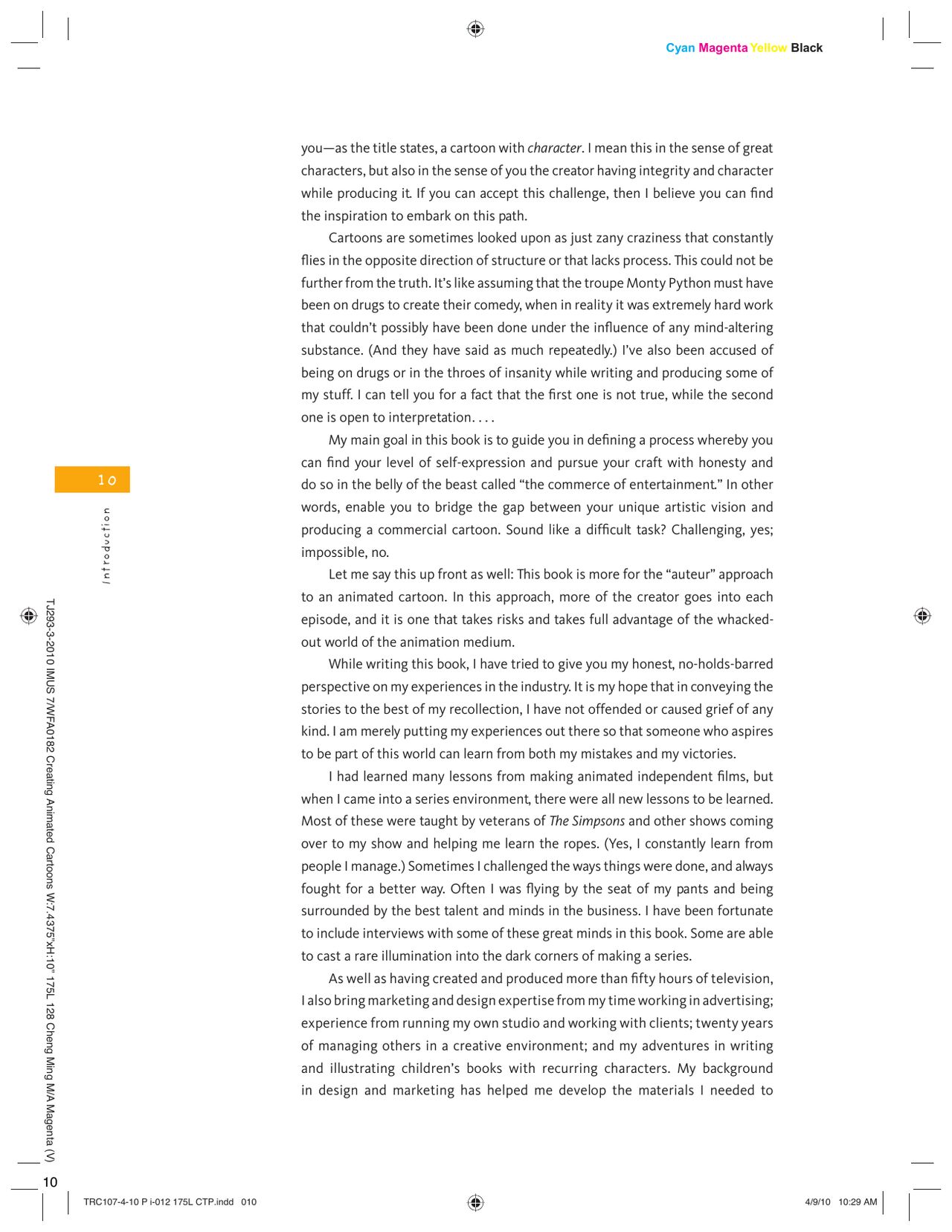 "Creating Animated Cartoons With Character" by Joe Murray page 10 full