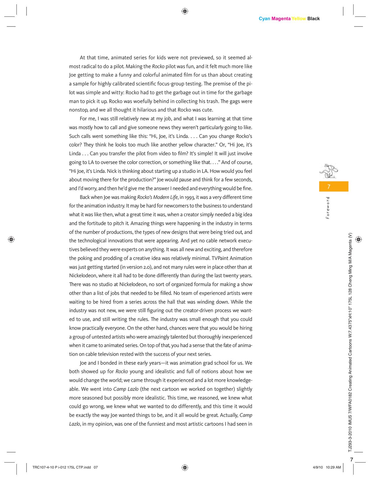 "Creating Animated Cartoons With Character" by Joe Murray page 7 full