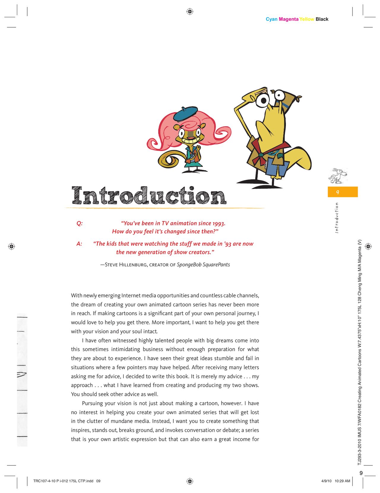 "Creating Animated Cartoons With Character" by Joe Murray page 9 full