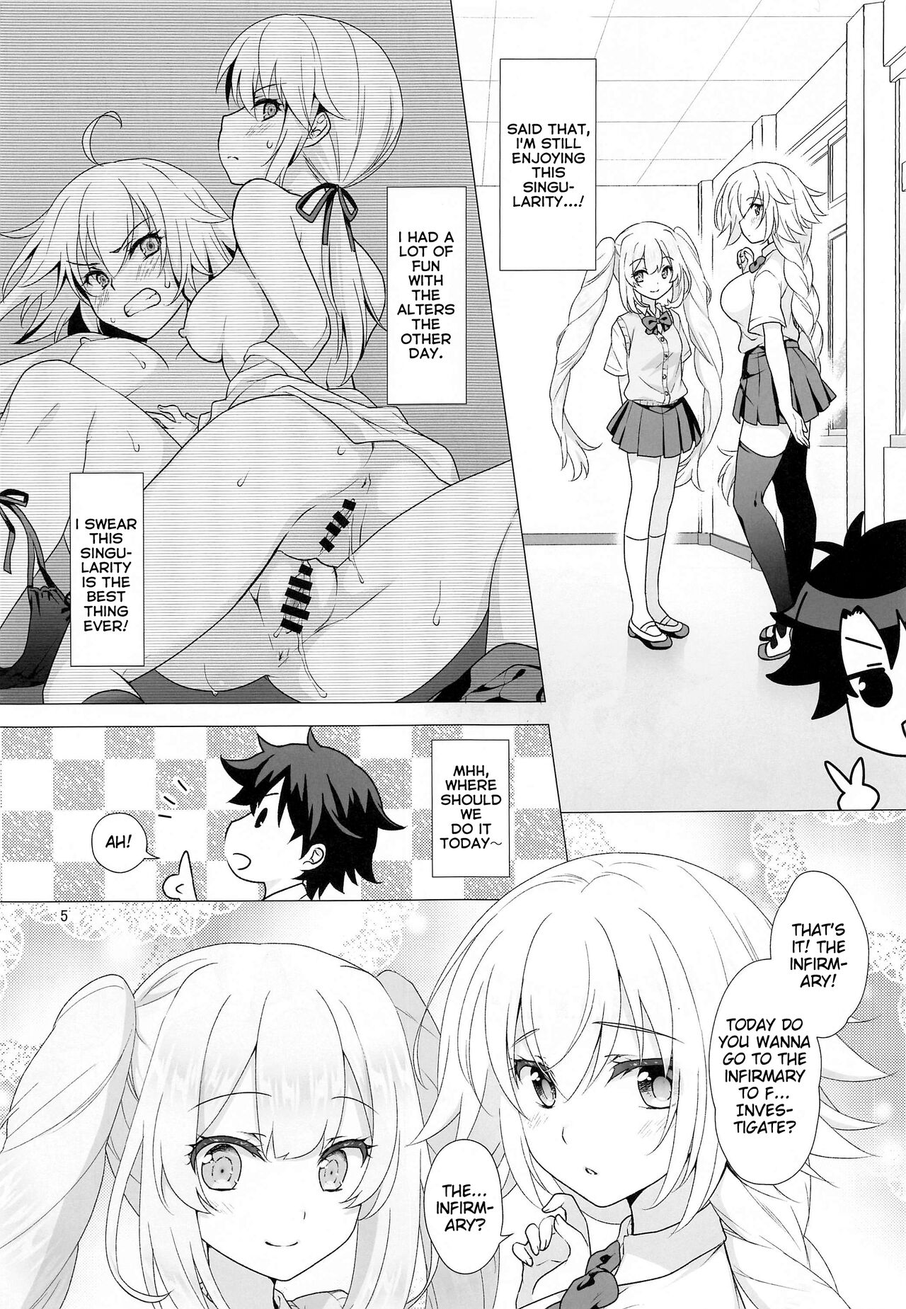 CHALDEA GIRLS COLLECTION Jeanne &amp; Marie Motto Seifuku H Shimakuru Hon page 4 full
