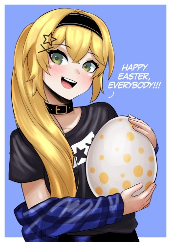 Dokibird Easter Girl cover