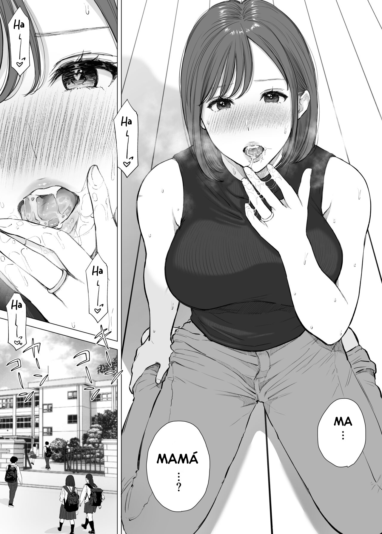 Daisuki na Kaa-san to Nakadashi Boshi Soukan 2 page 8 full