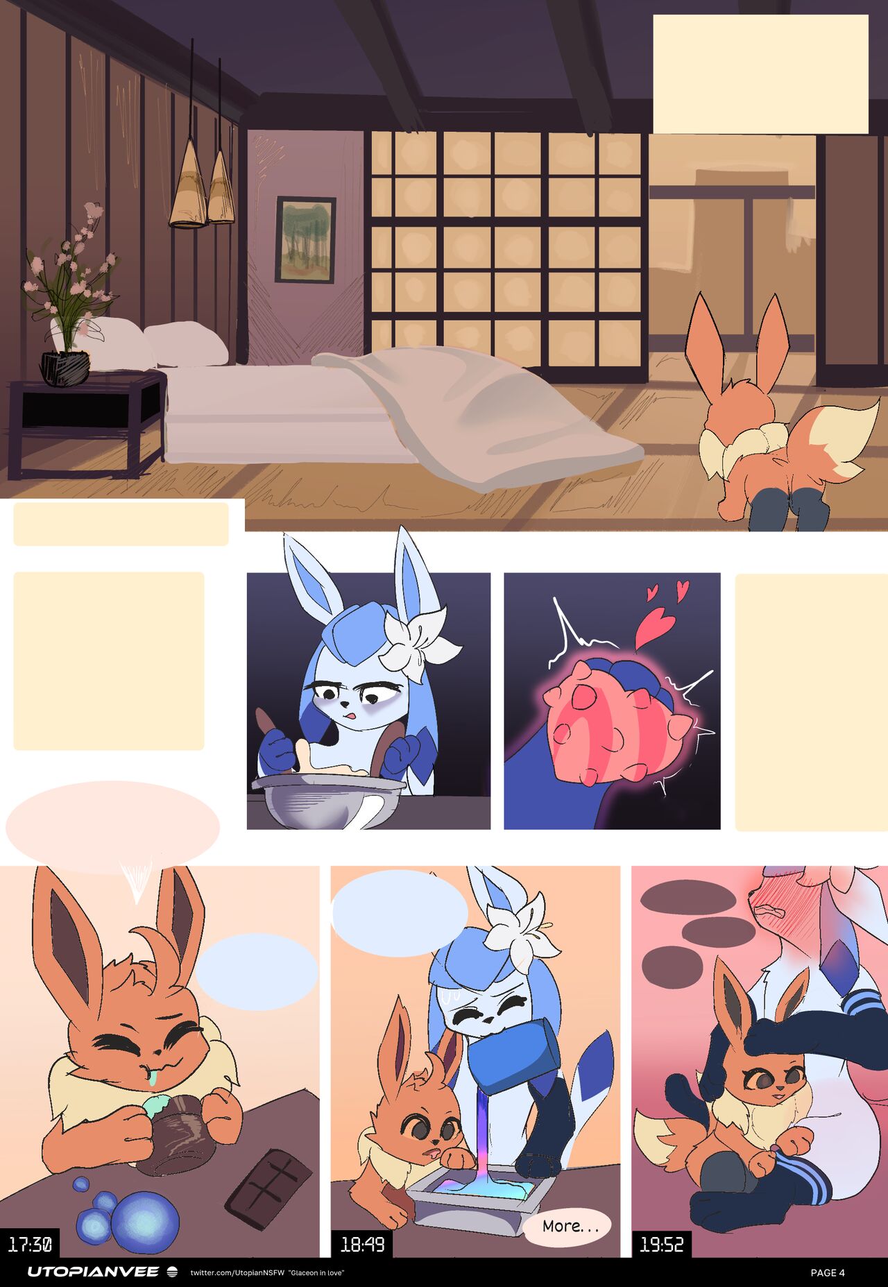 Glaceon in Love page 4 full