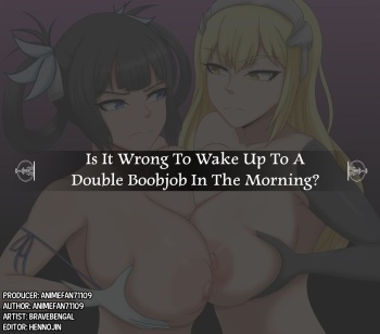 Is It Wrong To Wake Up To A Double Boobjob In The Morning cover