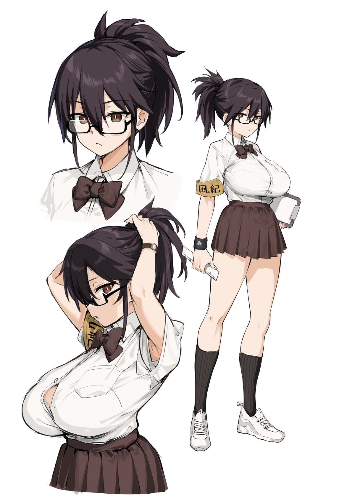 Atarashii Fuuki Iinchou wa Mune ga Ookii to Iu Uwasa ga Aru | Se Rumorea Que La Nueva Presidenta Del Comité Disciplinario Tiene Unos Pechos Enormes 1 page 4 full