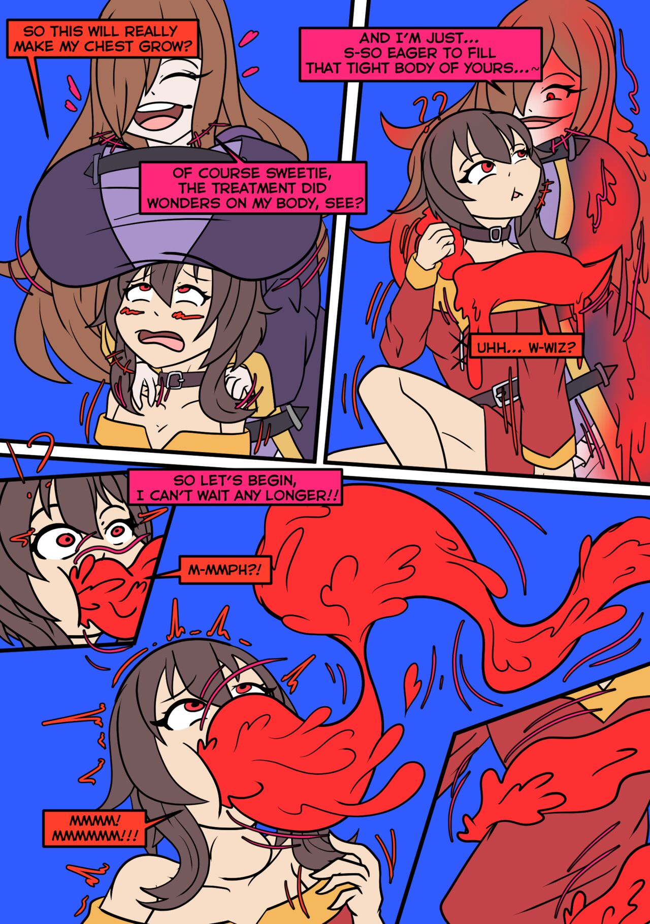 Megumin Slime Possession page 1 full