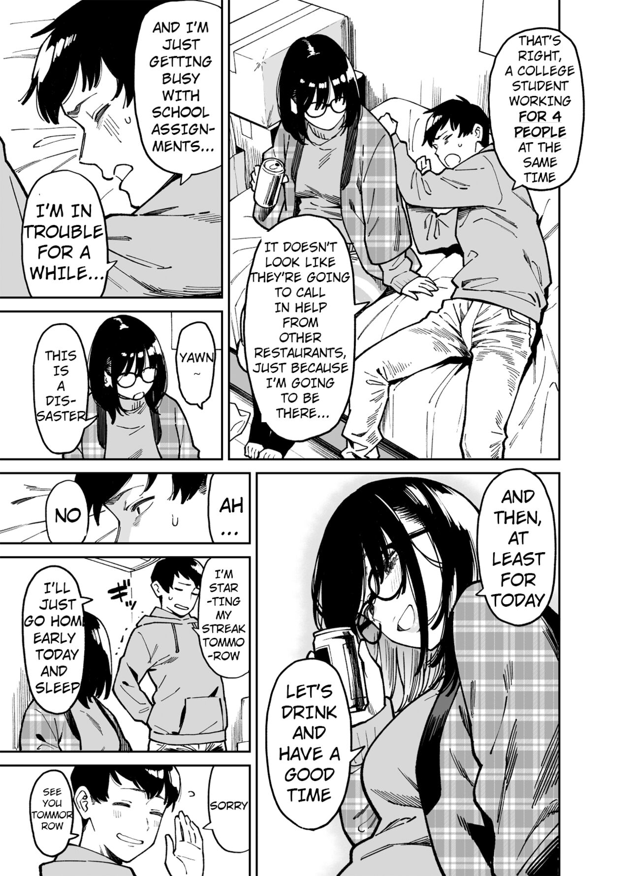 Otonari no Darashina Onee-san ni Nagusamerareru Hanashi 2 | Comforted by the Sloppy Girl Next Door 2 page 10 full