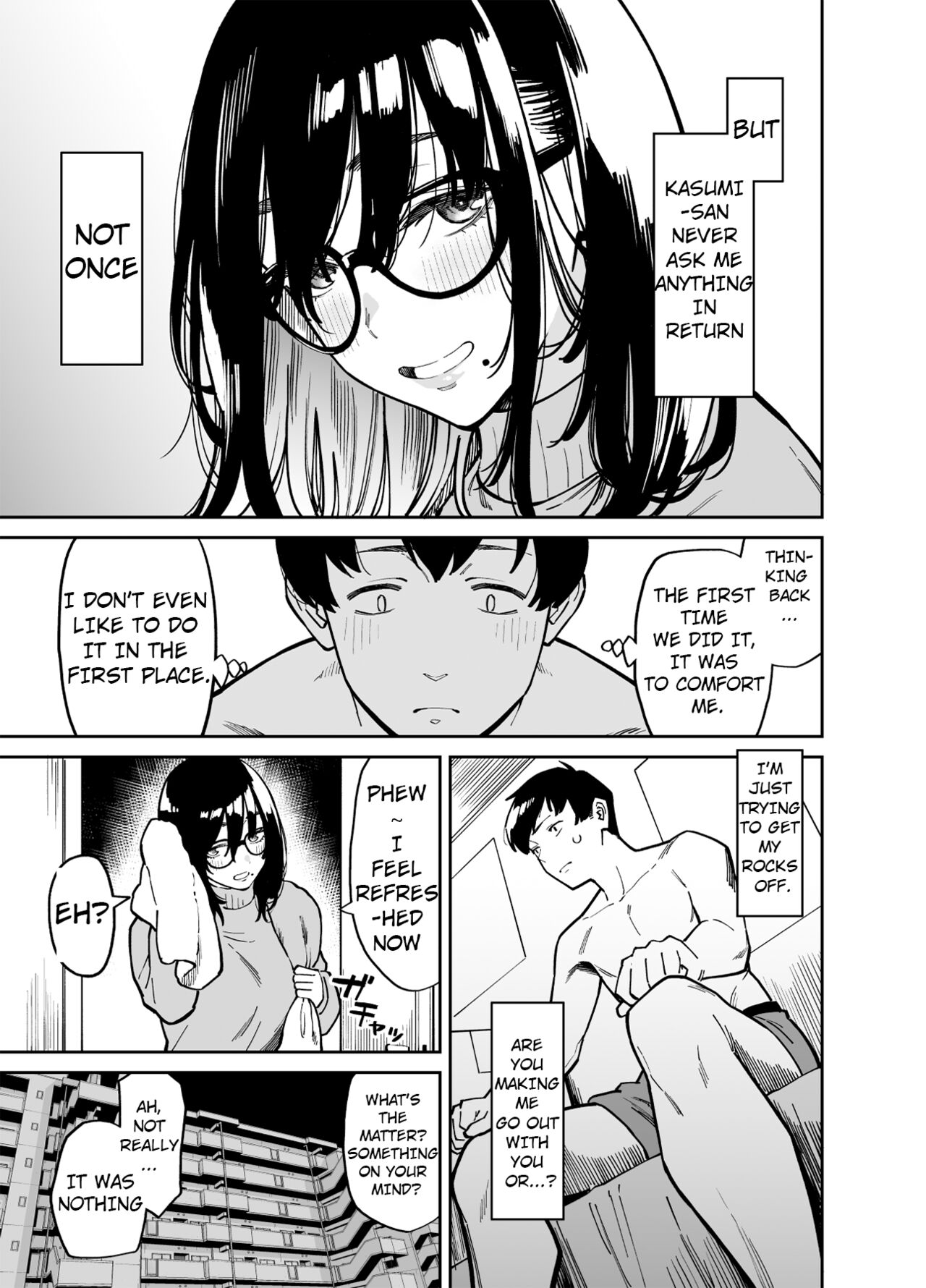 Otonari no Darashina Onee-san ni Nagusamerareru Hanashi 2 | Comforted by the Sloppy Girl Next Door 2 page 8 full
