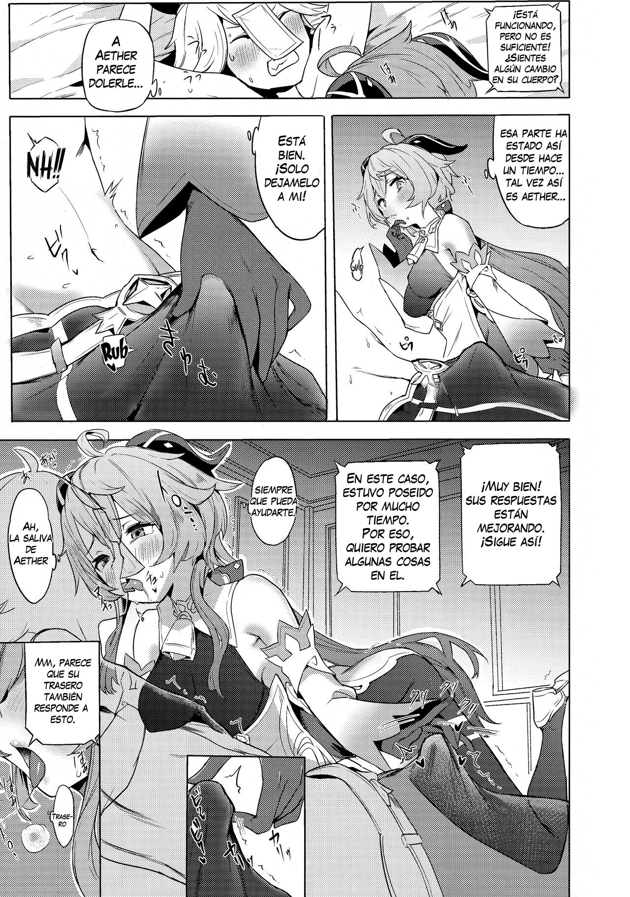 Ganyu Zangyouchuu | Ganyu Hace Horas Extra page 8 full