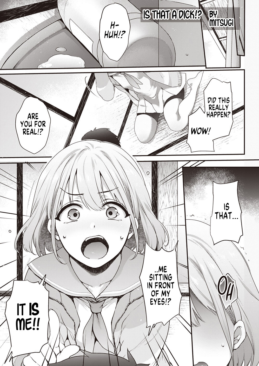 "Kore ga Chinko ssu ka!!" | Is That a Dick page 1 full