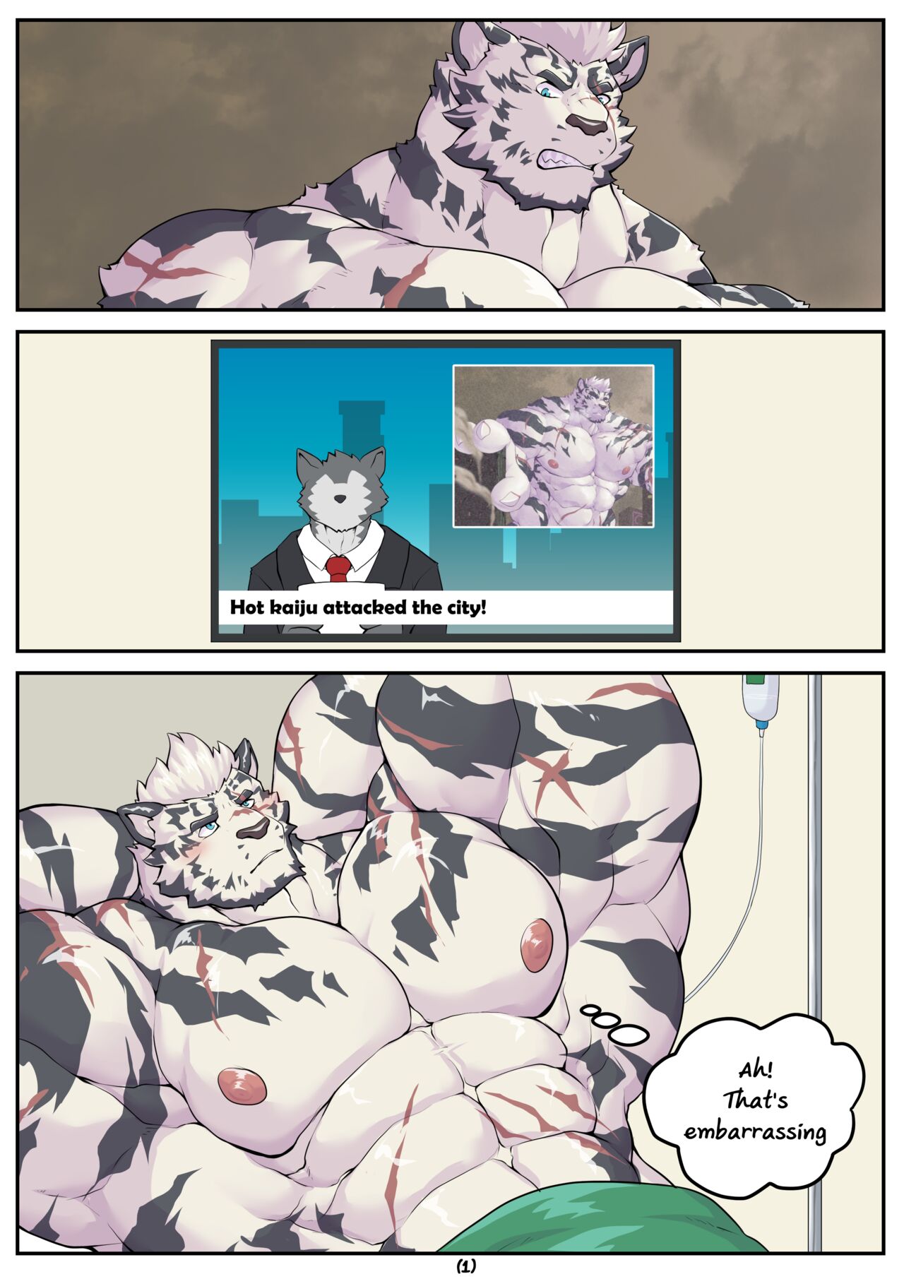 Growth Comic "Mountain &amp; Hung" page 1 full