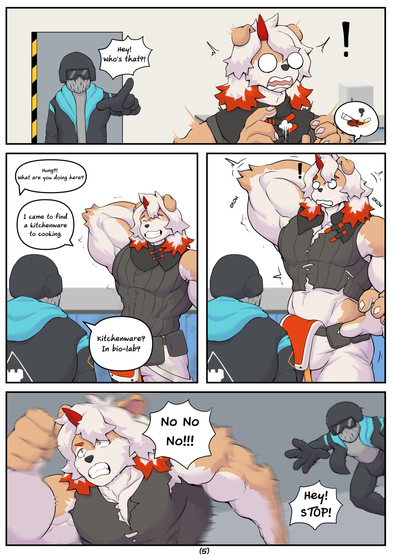 Growth Comic "Mountain &amp; Hung" page 5 full