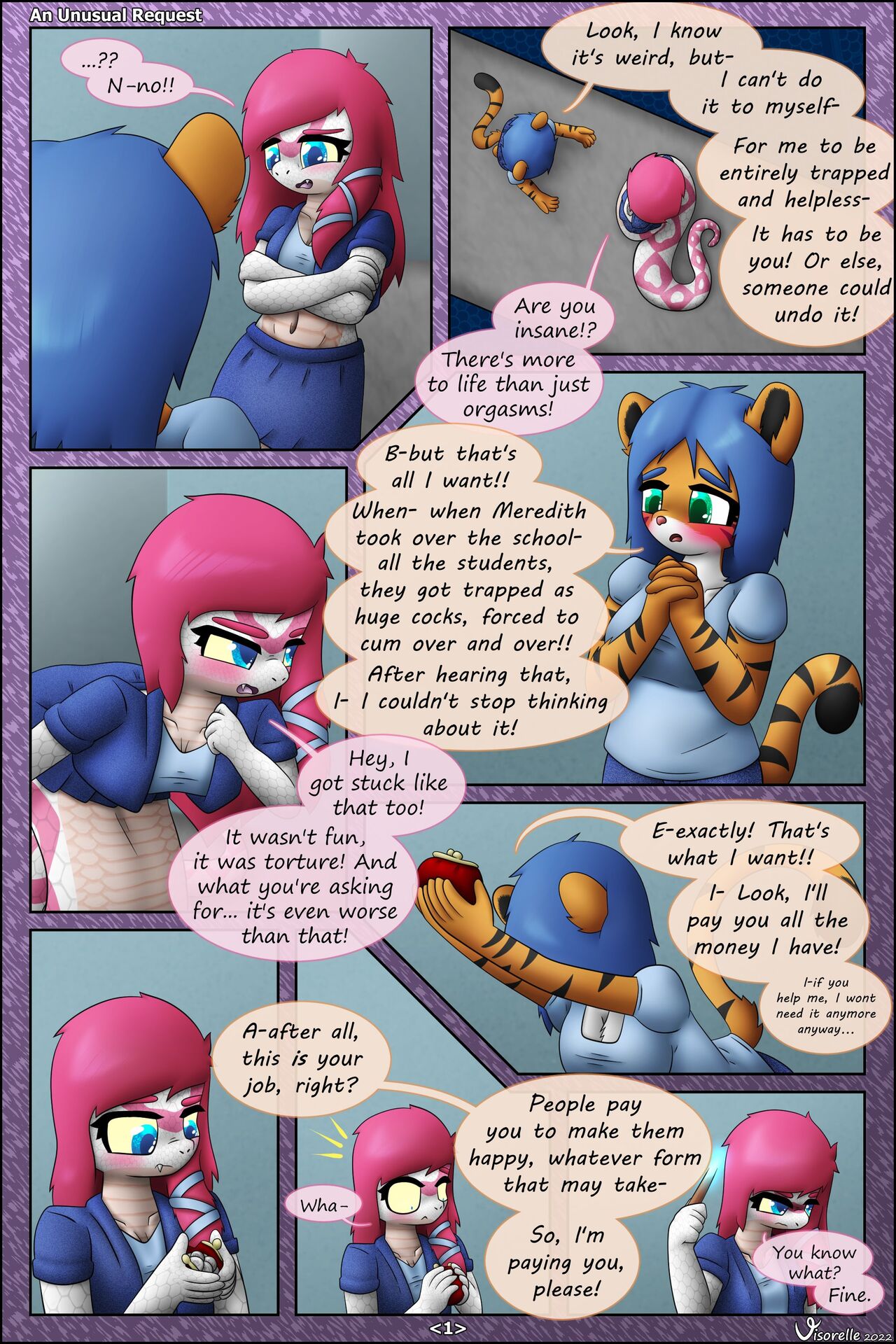 An Unusual Request page 1 full