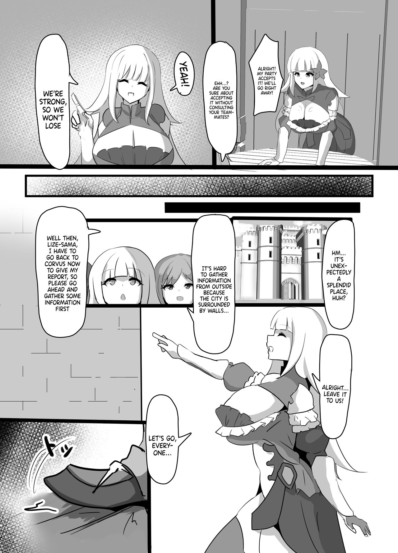 Kyonyuu Party Saimin | Hypnotizing The Huge Breast Party page 5 full