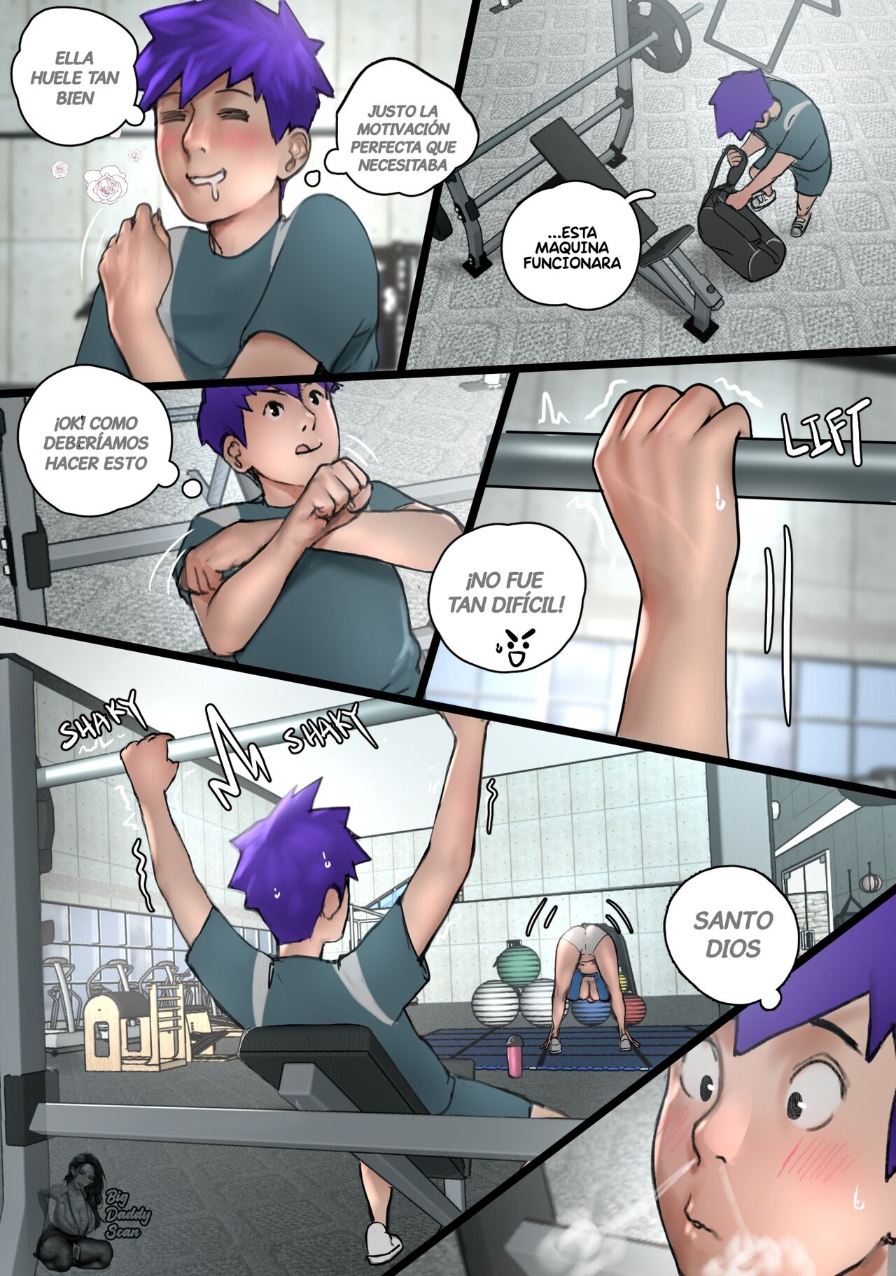 Lucy -Encuentro En El Gym- page 6 full