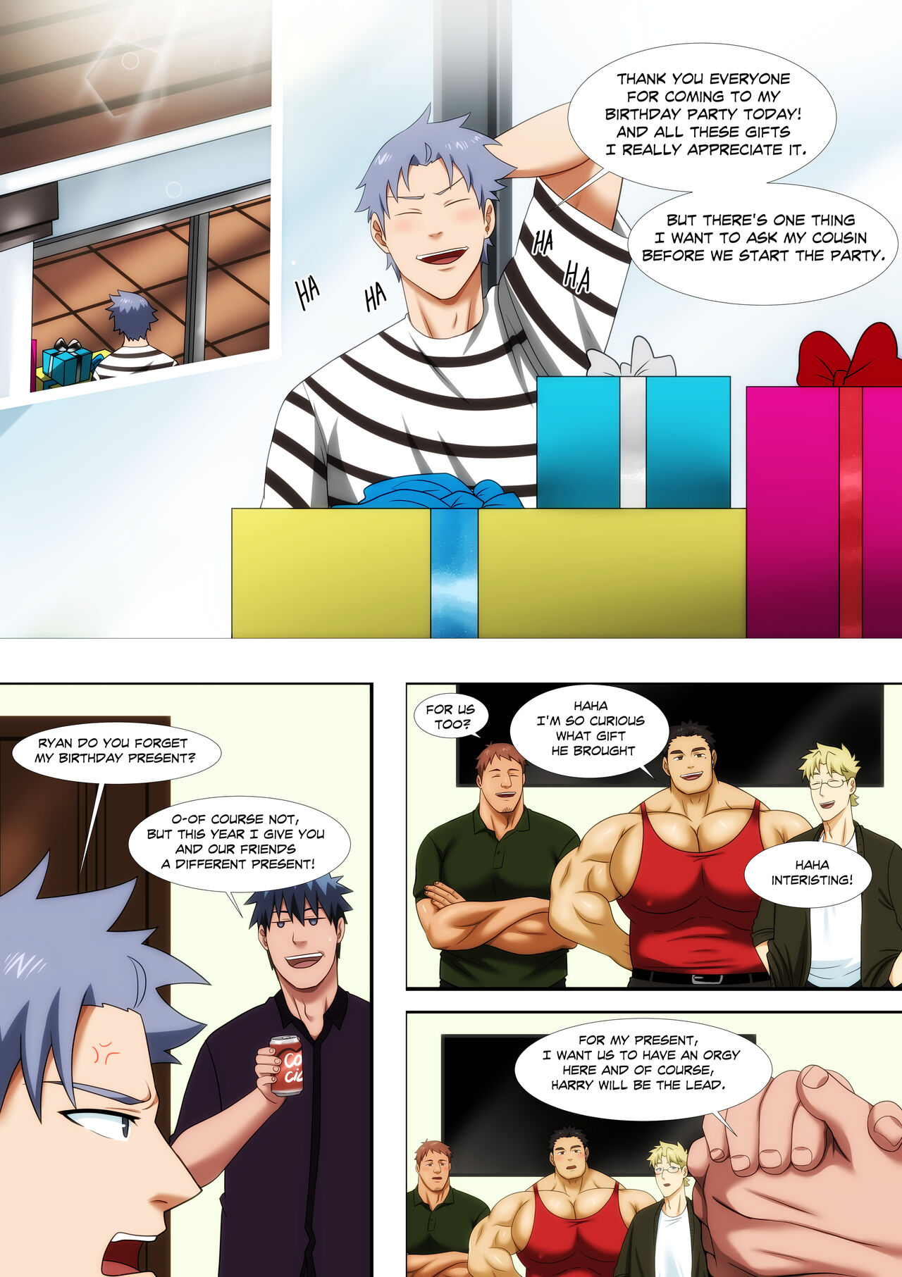 Harry's Birthday page 2 full
