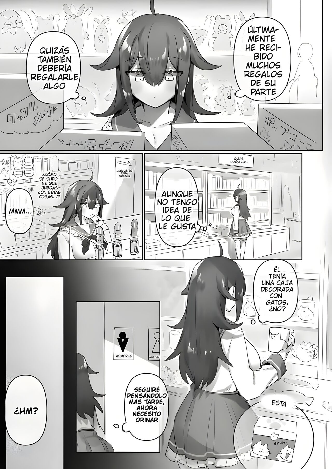 Jotaika shita Mama Machigaete Danshi Toile ni Haittara Hentai ni Tsukamatte Sex-chuu ni Hounyou suru no ga Suki ni Naru TS-ko no | Chico convertido en chica que entra por error en un baño de hombres termina violado page 6 full