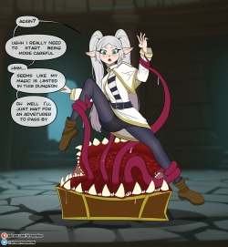 Frieren's mimic encounter