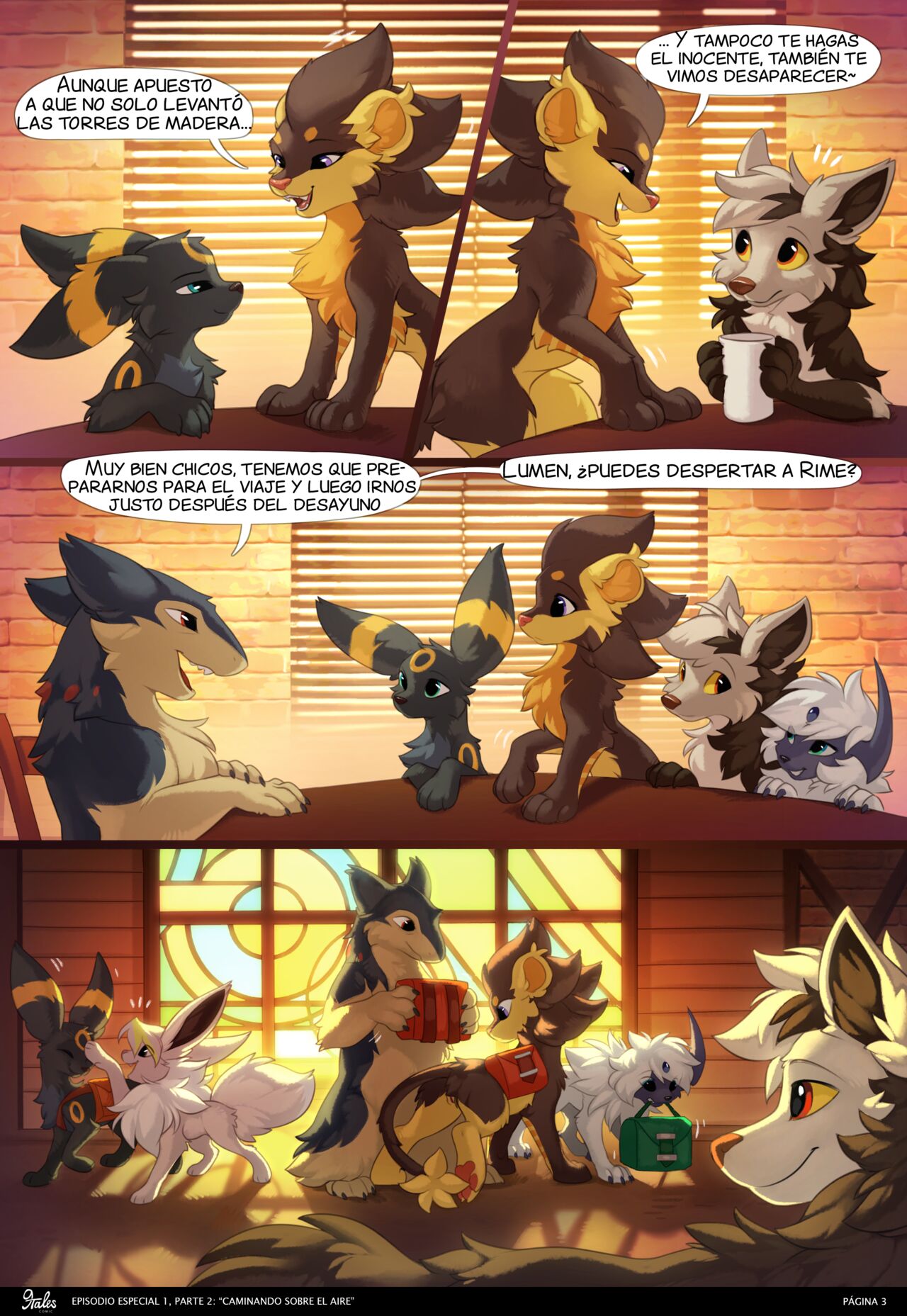 9Tales Episodio Especial 1, Parte 2 - Caminando en el Aire   Eevee 14 page 3 full