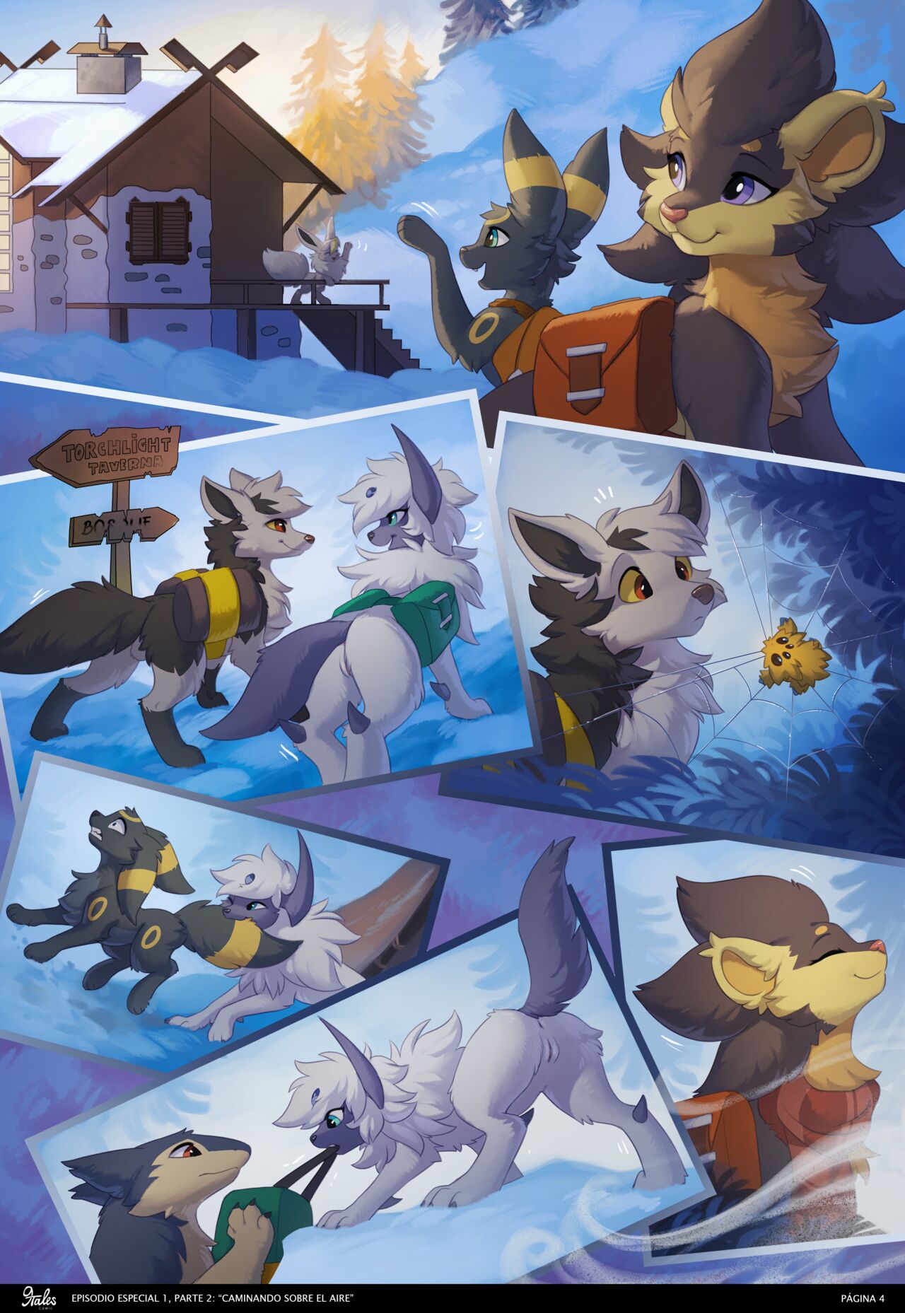 9Tales Episodio Especial 1, Parte 2 - Caminando en el Aire   Eevee 14 page 4 full
