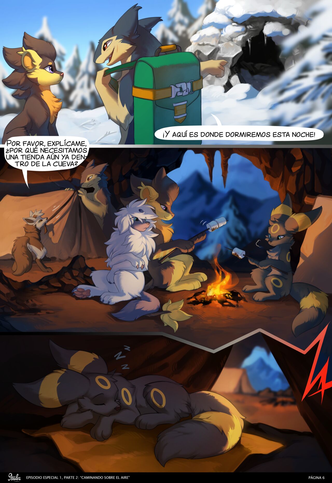 9Tales Episodio Especial 1, Parte 2 - Caminando en el Aire   Eevee 14 page 6 full