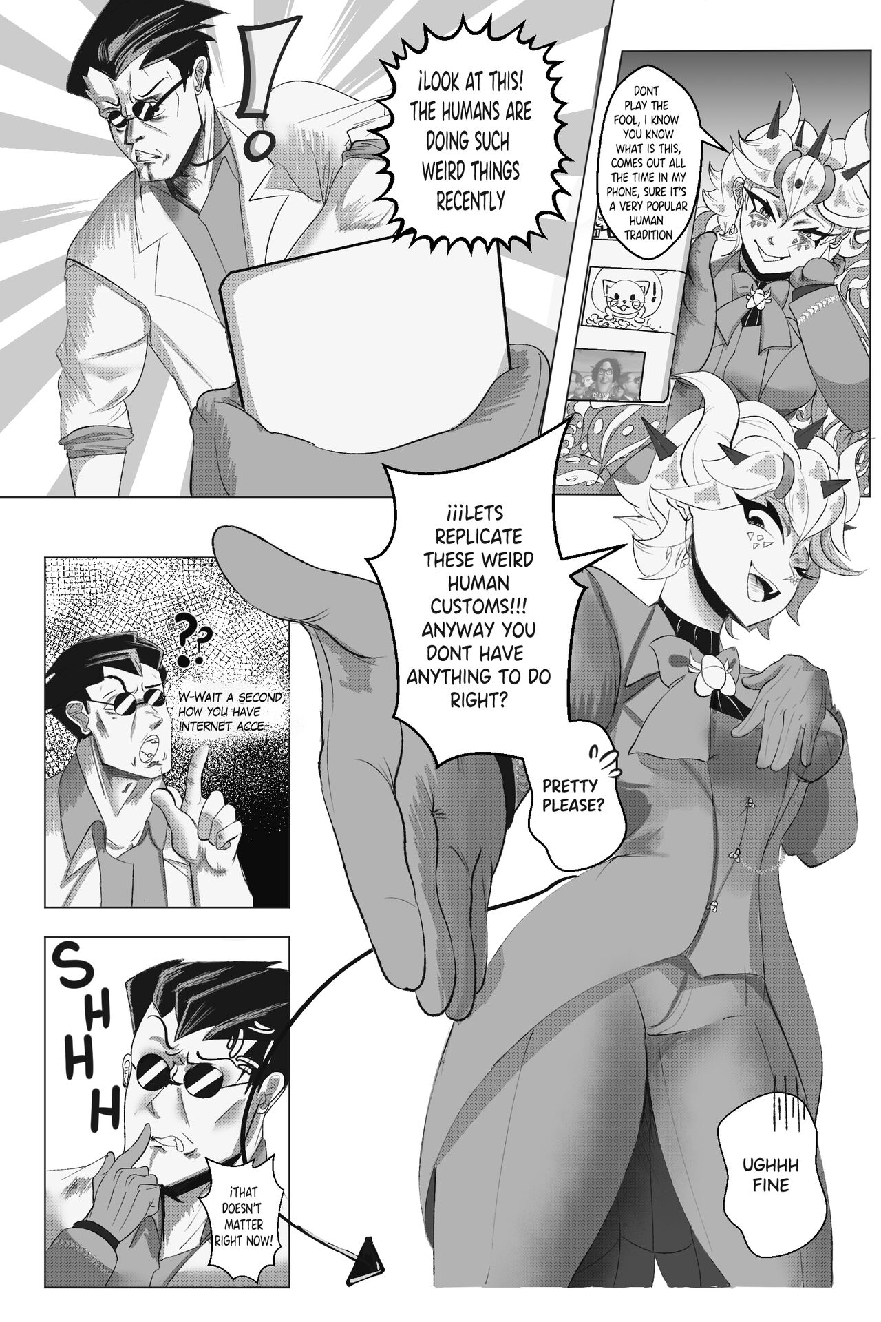 Merry Christmas Helltaker page 3 full