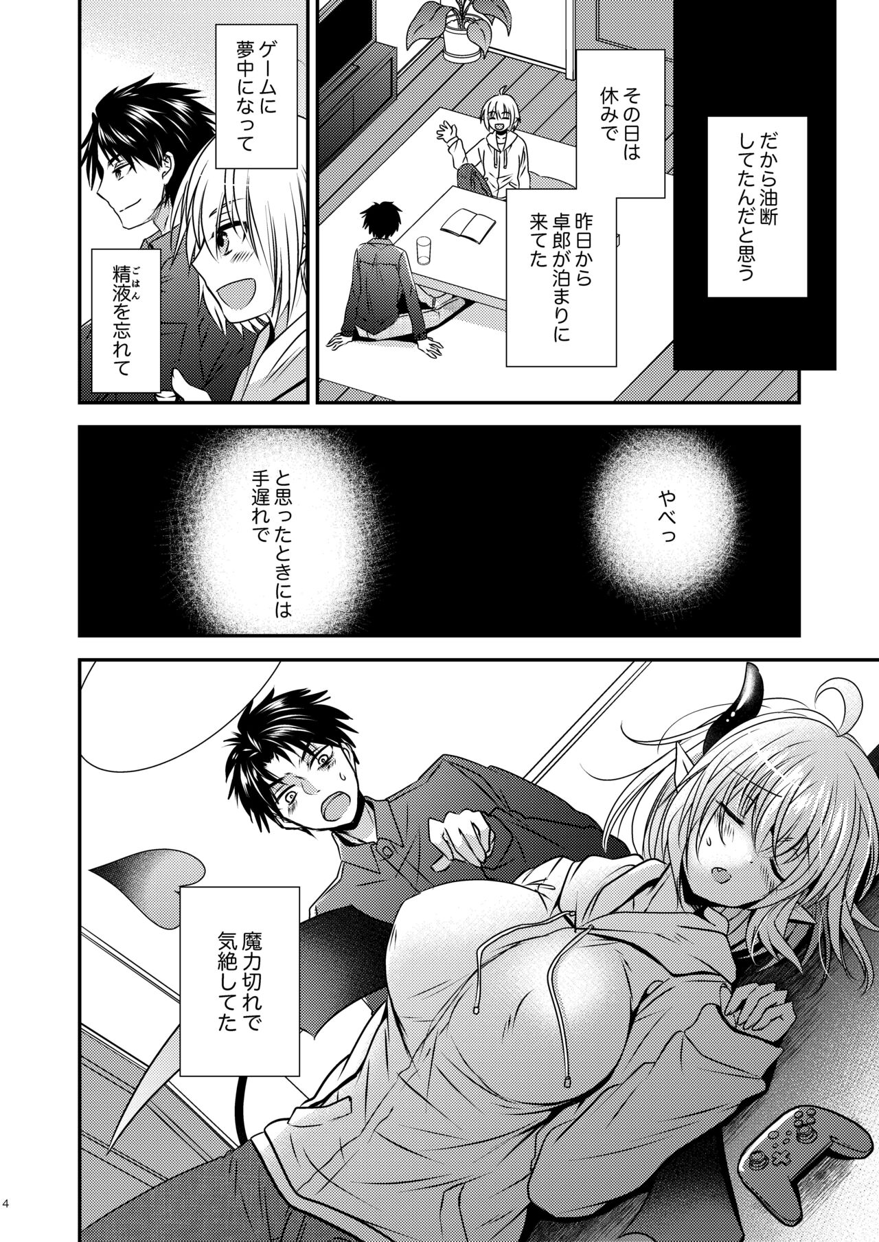 Shinyuu ♂ Tokidoki Succubus ♀ page 4 full